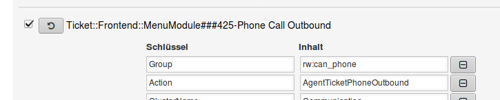 Sysconfig-Option Ticket::Frontend::MenuModule###425-Phone Call Outbound